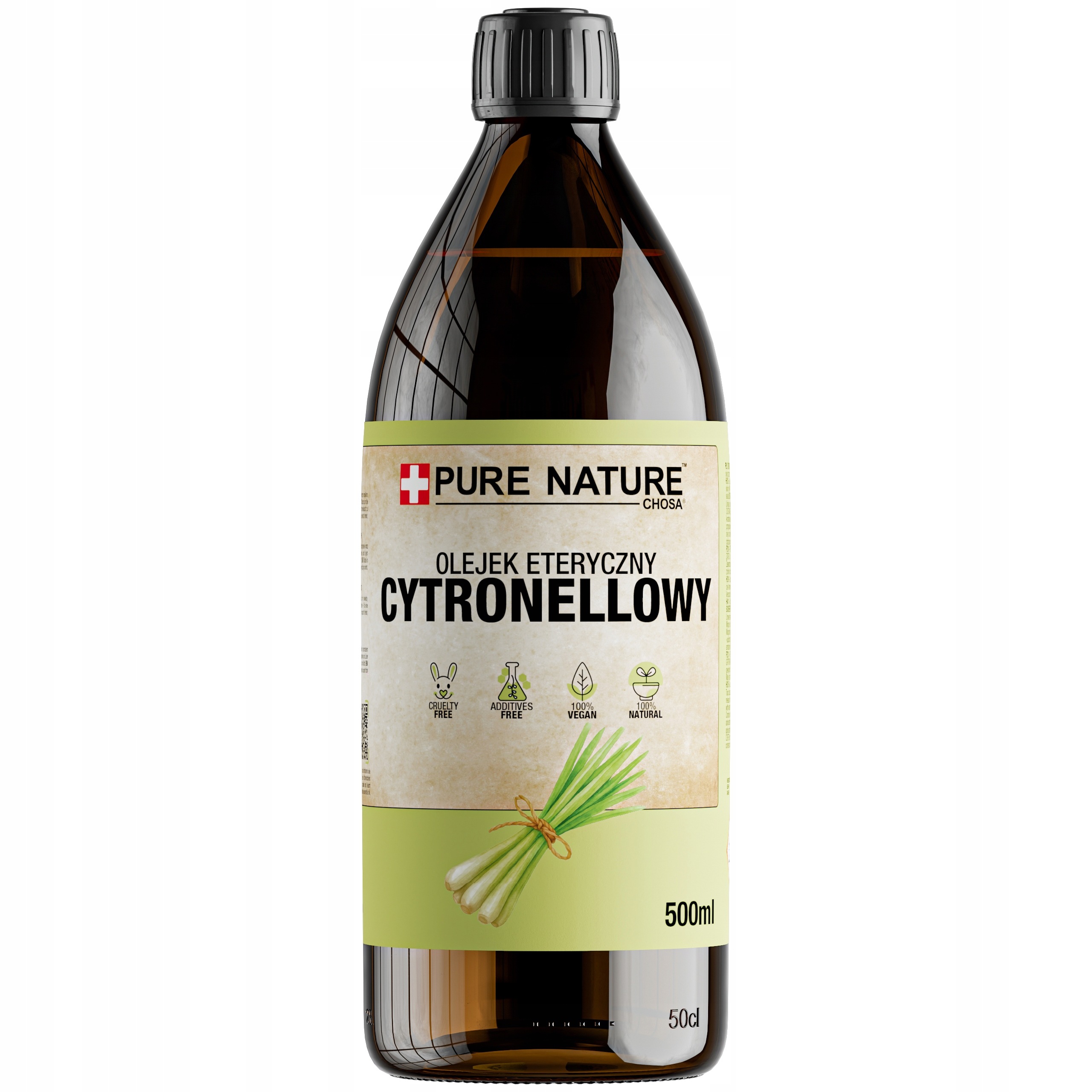 Olejek Eteryczny Cytronella Naturalny Olejek Citronela Bez Dodatków 500ml