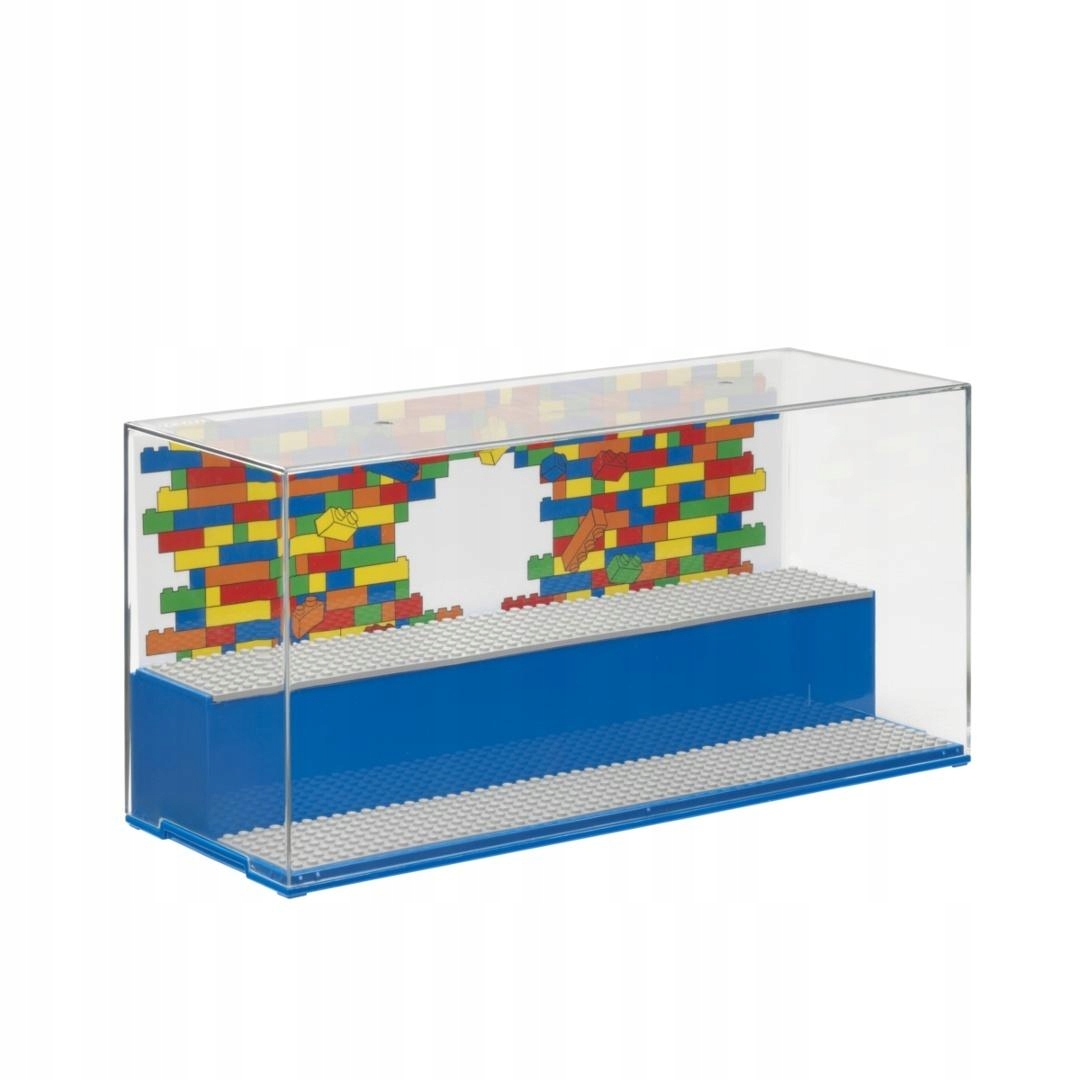 Lego (r) modrá vitrína Nhg