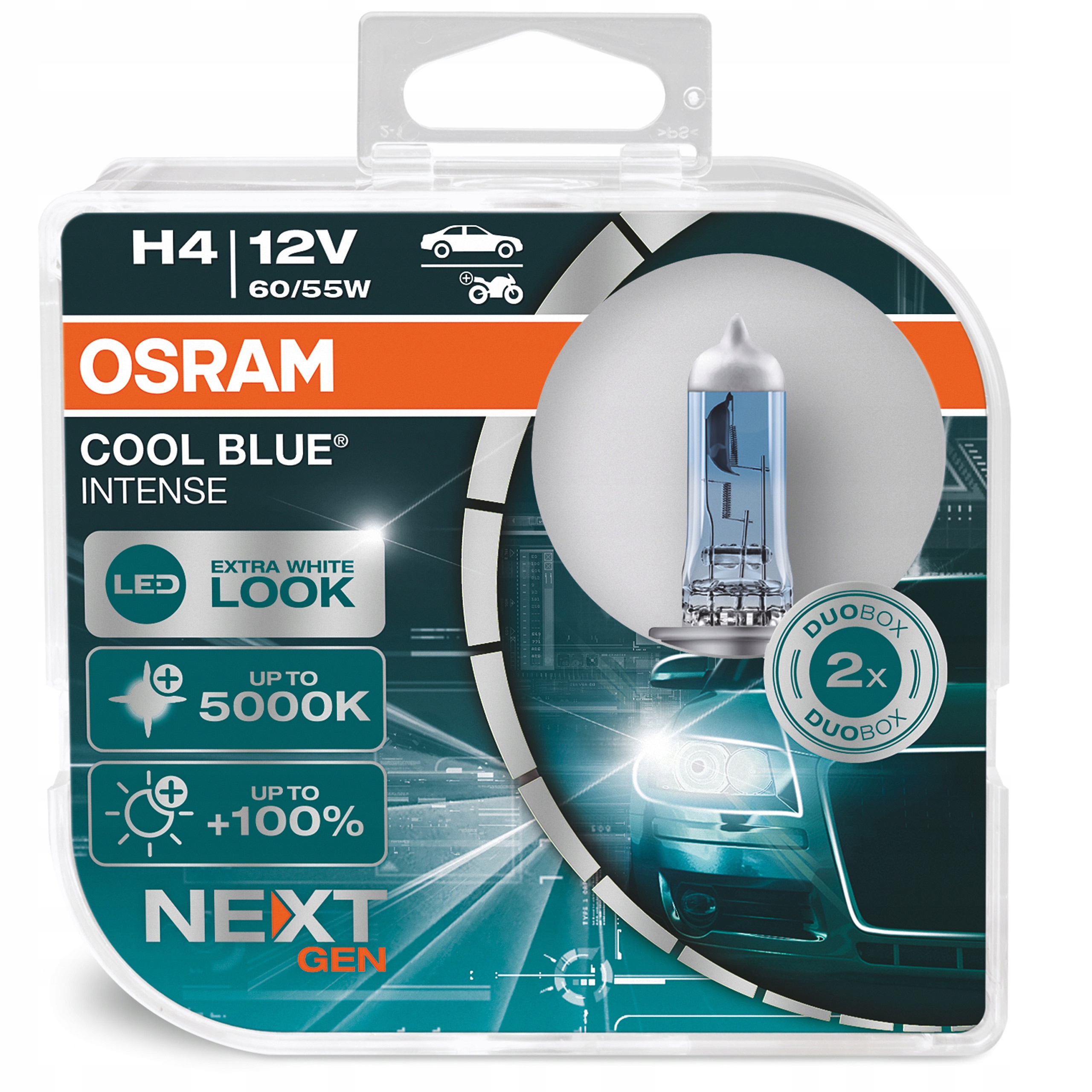 

Osram H4 Cool Blue Intense Next Gen Nowa Generacja