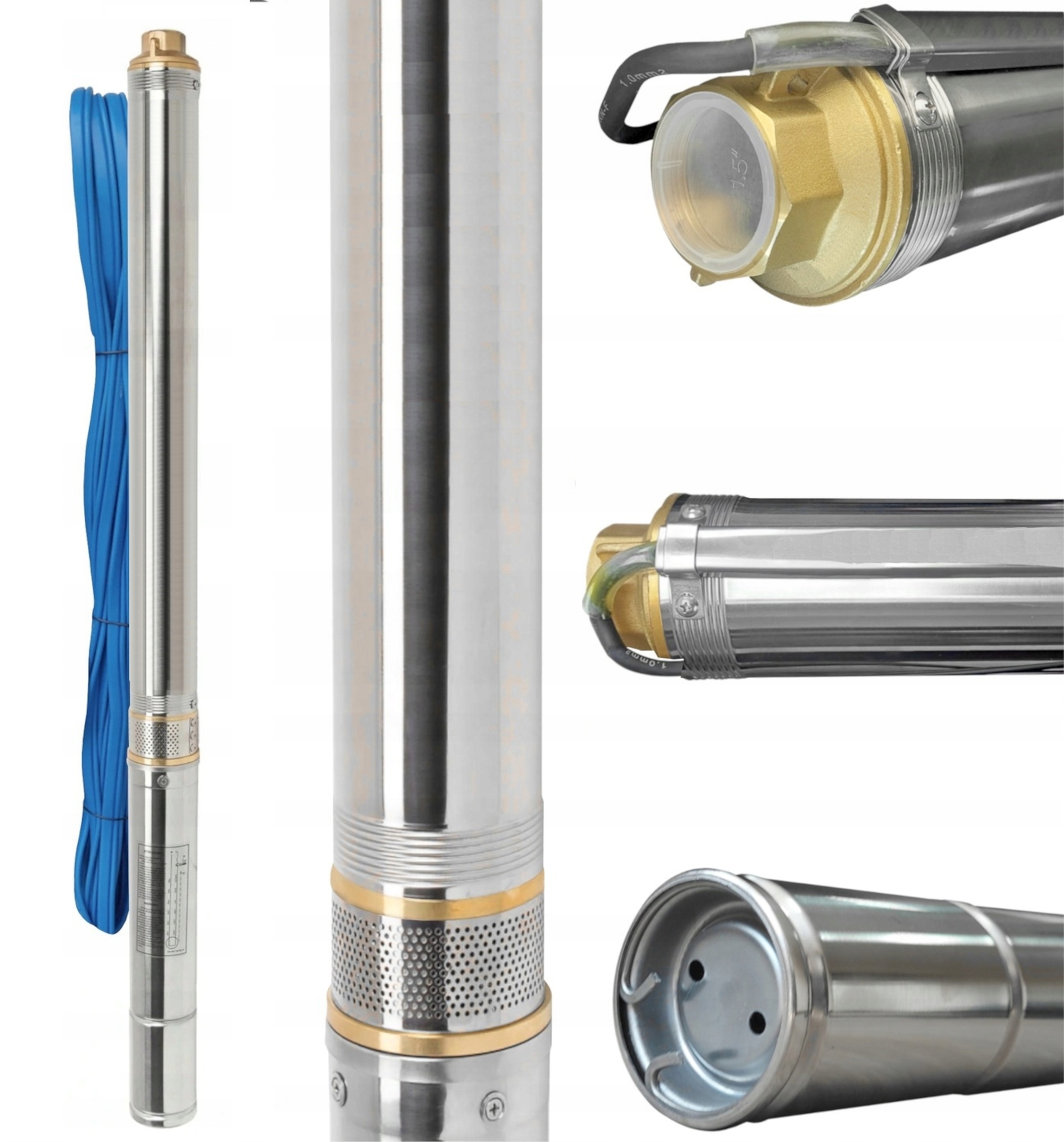 Pompa Głębinowa 3,5" Sdm 5-14 230V 1,1kW Jak 3/15 Antypiaskowa Wydajna +20M