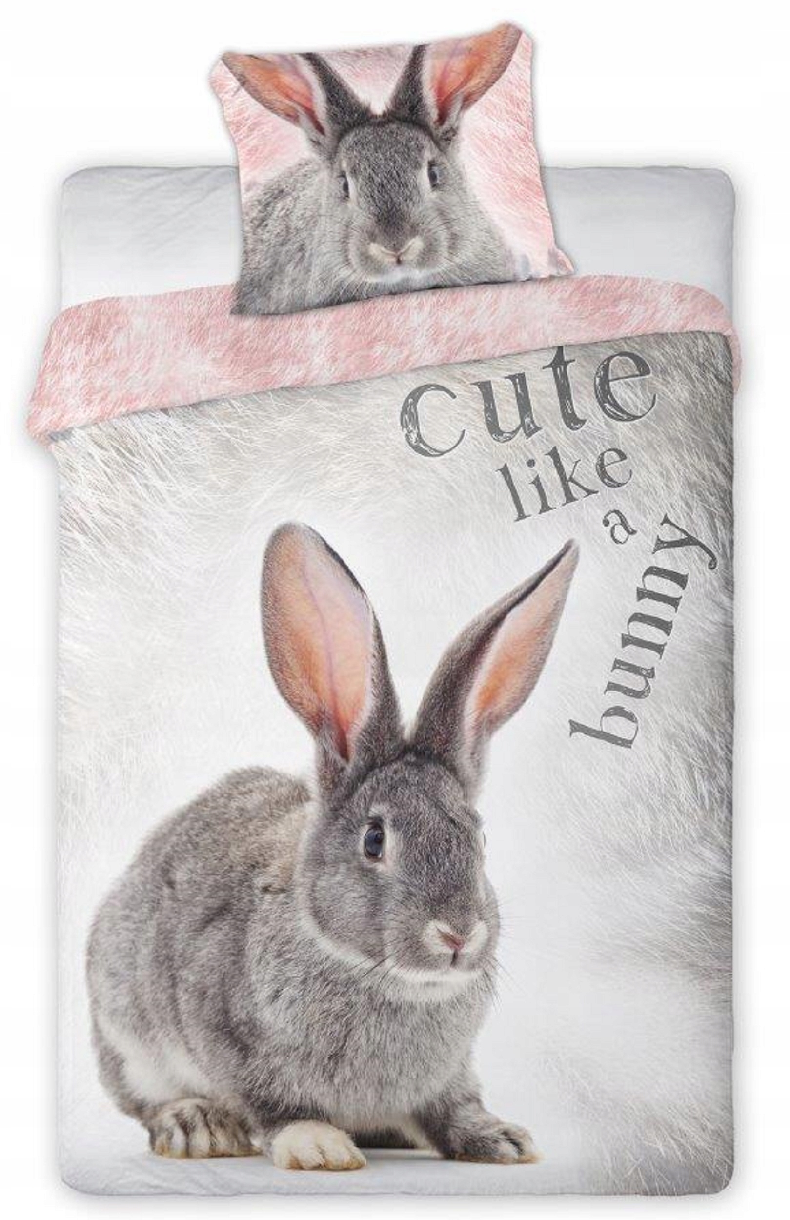 

Pościel dla dzieci 140x200 królik króliś bawełna