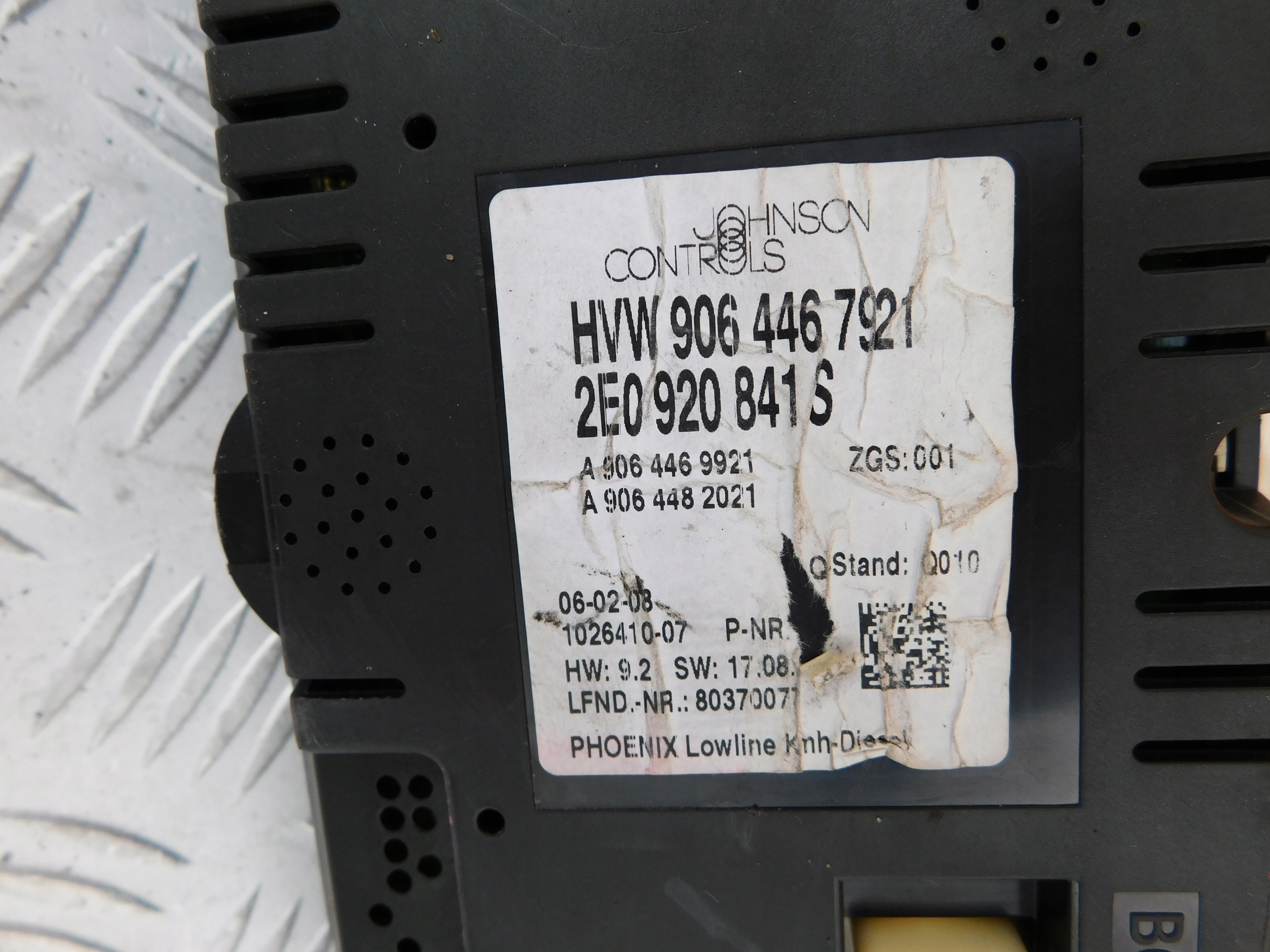 Volkswagen Crafter dials Europa HVW9064467921