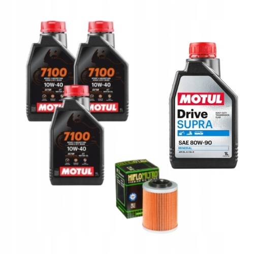 Servisný set Olej Motul 7100 filter Pre Cf Moto 625 Touring