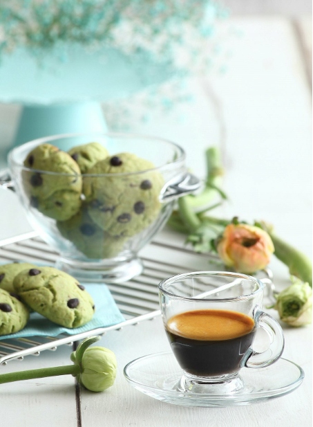 Filiżanki szklane ze spodkiem do espresso SIA ROMA szkło 95 ml 6 szt. Linia ROMA SIA