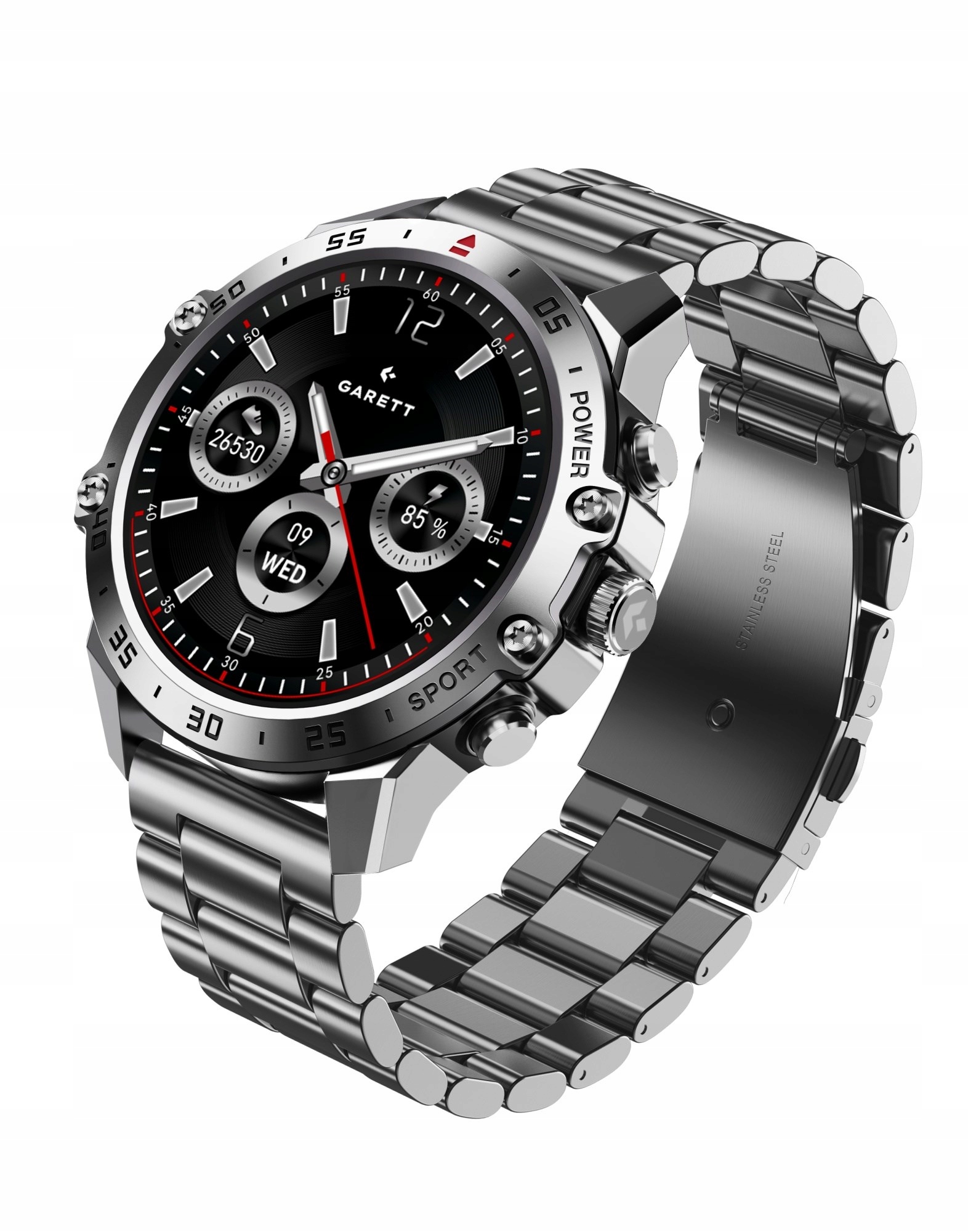 Garett Smartwatch V14 Silver Steel V14_SVR_STL