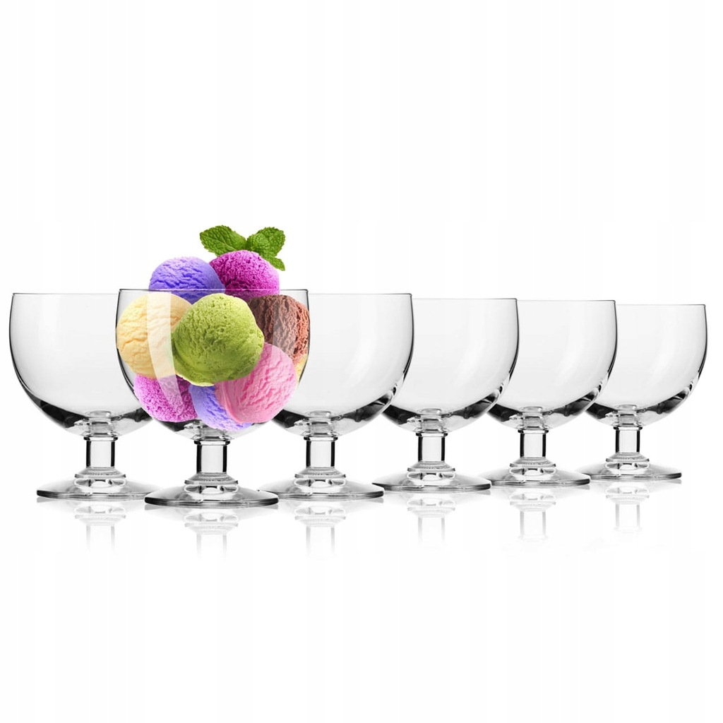 

Krosno Tasting Pucharki czarki na lody desery 6szt