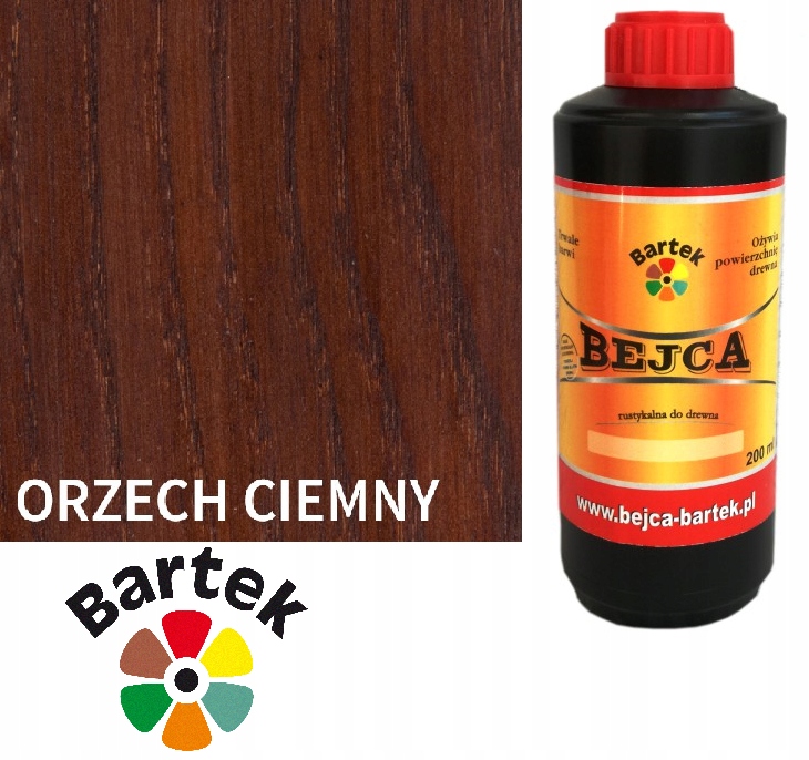 

Bejca Do Drewna Rustykalna Bartek 0,2L Orzech Ciem