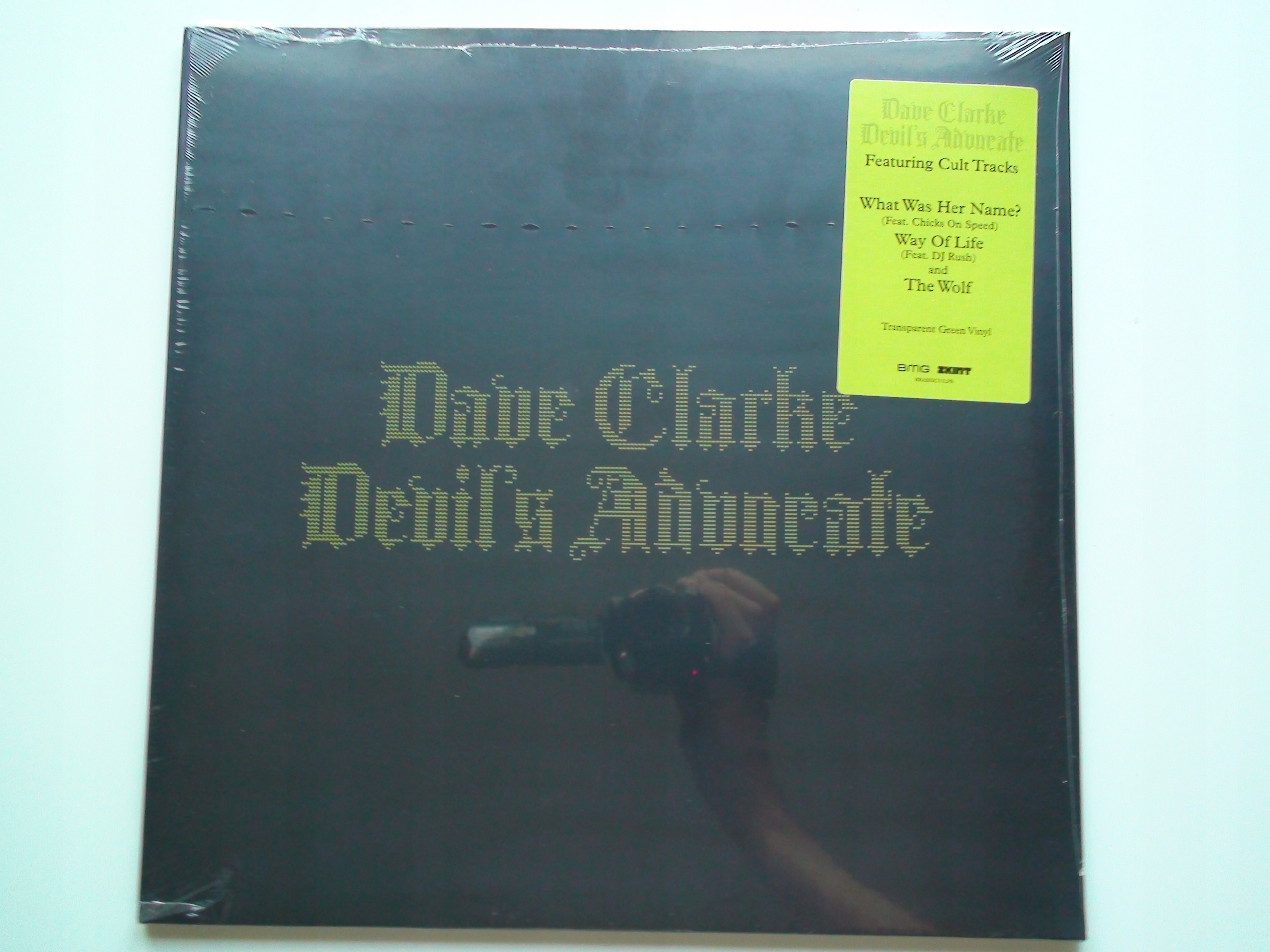 Dave Clarke Devil's Advocate 2LP Transparent Green Folia Techno, House