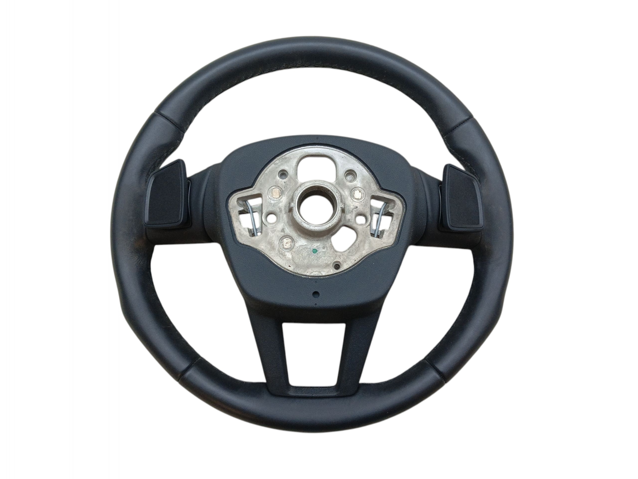 steering wheel, leather MULTIFUNKCJA with shifting AUDI A6 C8 4K0419091AT