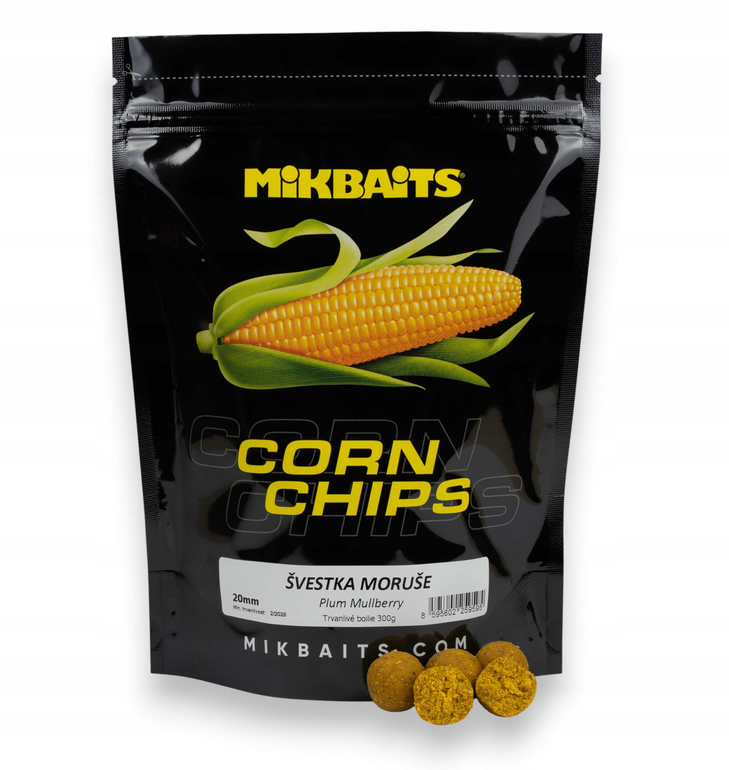 Corn Chips boilie 2,5kg Švestka Moruše 24mm
