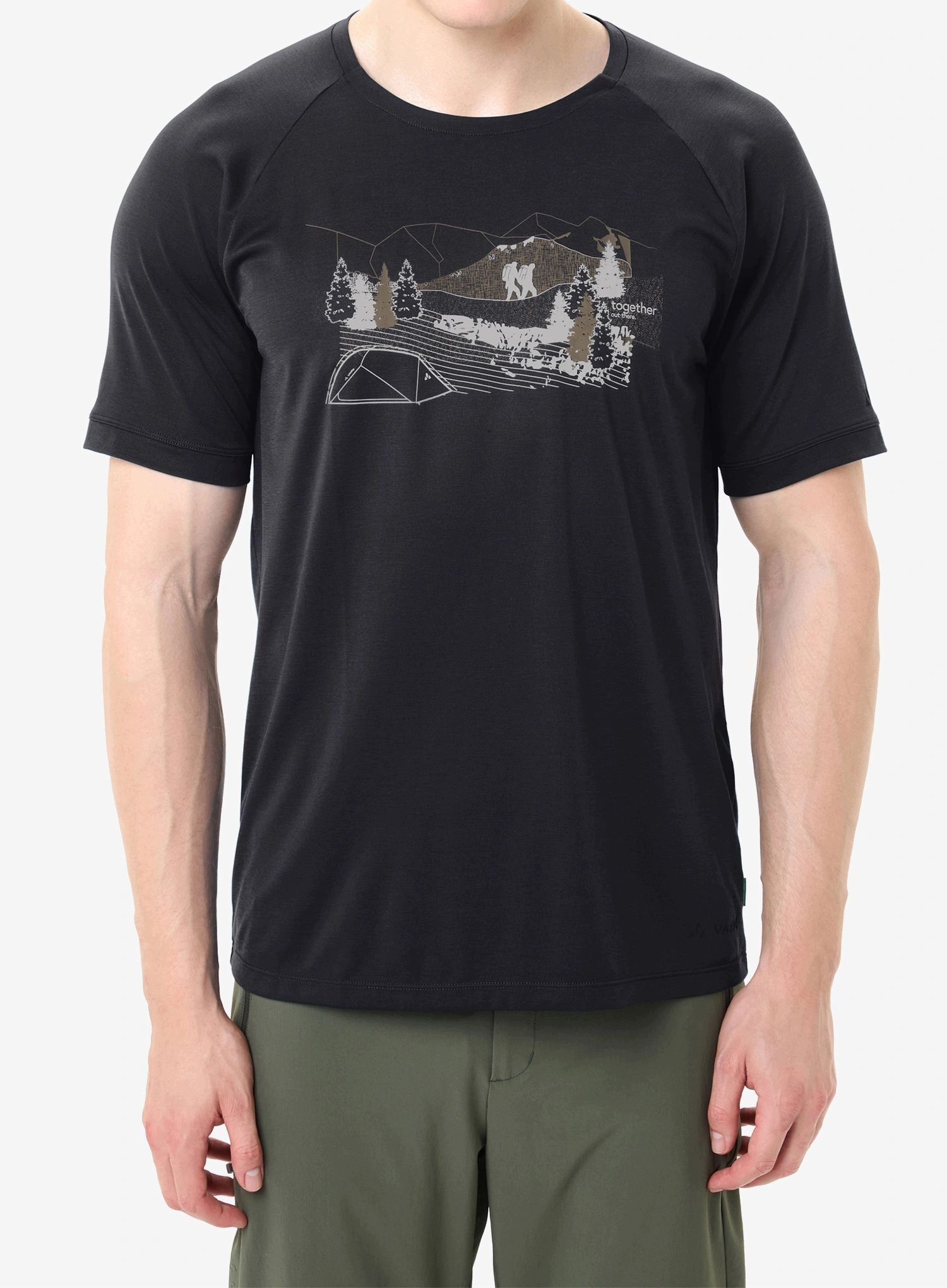 Tričko Vaude Gleann T-Shirt II černá L