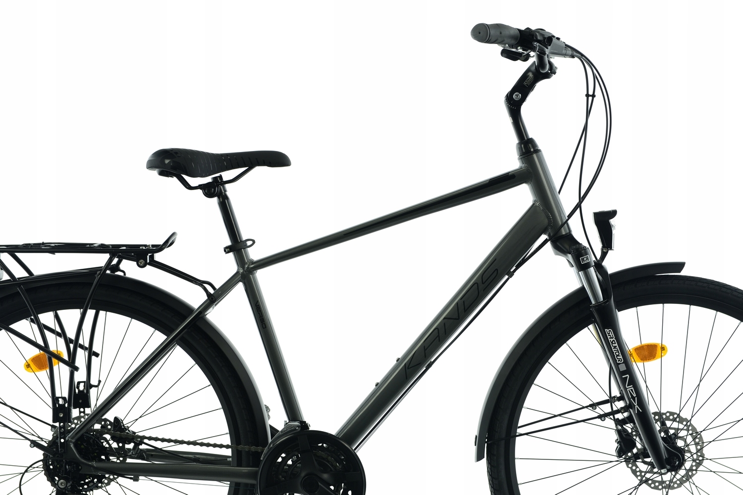 Rower Trekkingowy Kands 28 Verso V1 r21' grafitowy SHIMANO HYDRAULIKA r25M