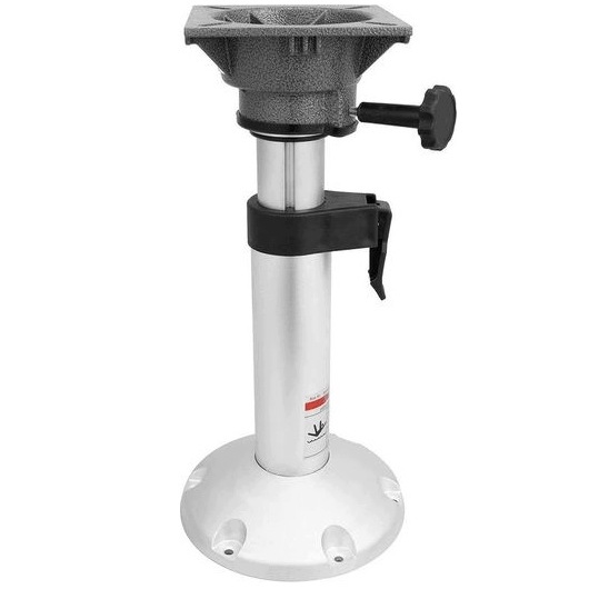 Noga fotela do jachtu łodzi Hs 280-360mm obrotowa regulowana aluminium