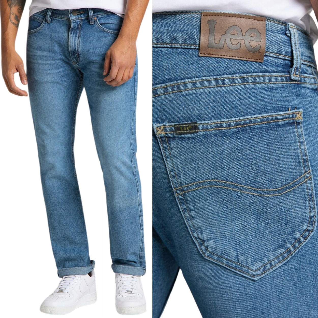 Lee Legendary Slim Glory Džins přiléhavé jednoduché džínové kalhoty W30 L32