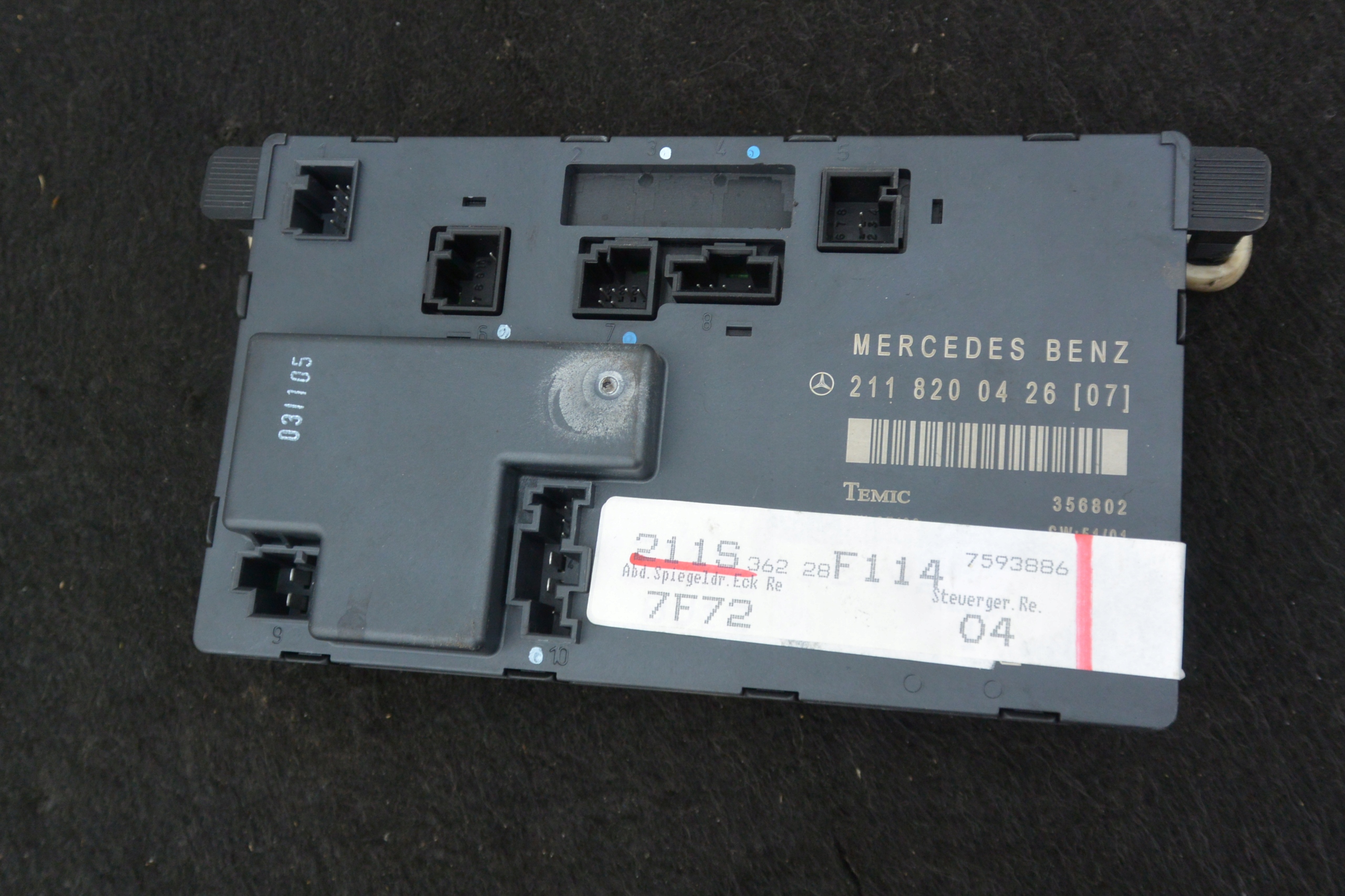 module door right front MERCEDES W211 EU