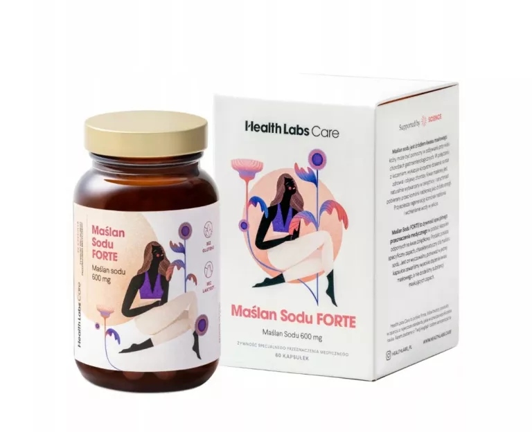 Healthlabs Maślan Sodu Forte 600 Mg 60 Kapsułek