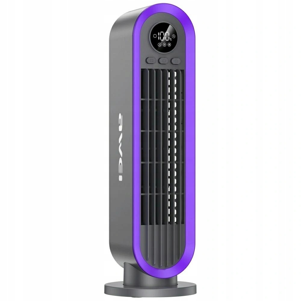Sloupový větráček Awei F52 3600mAh Šedý Přenosný