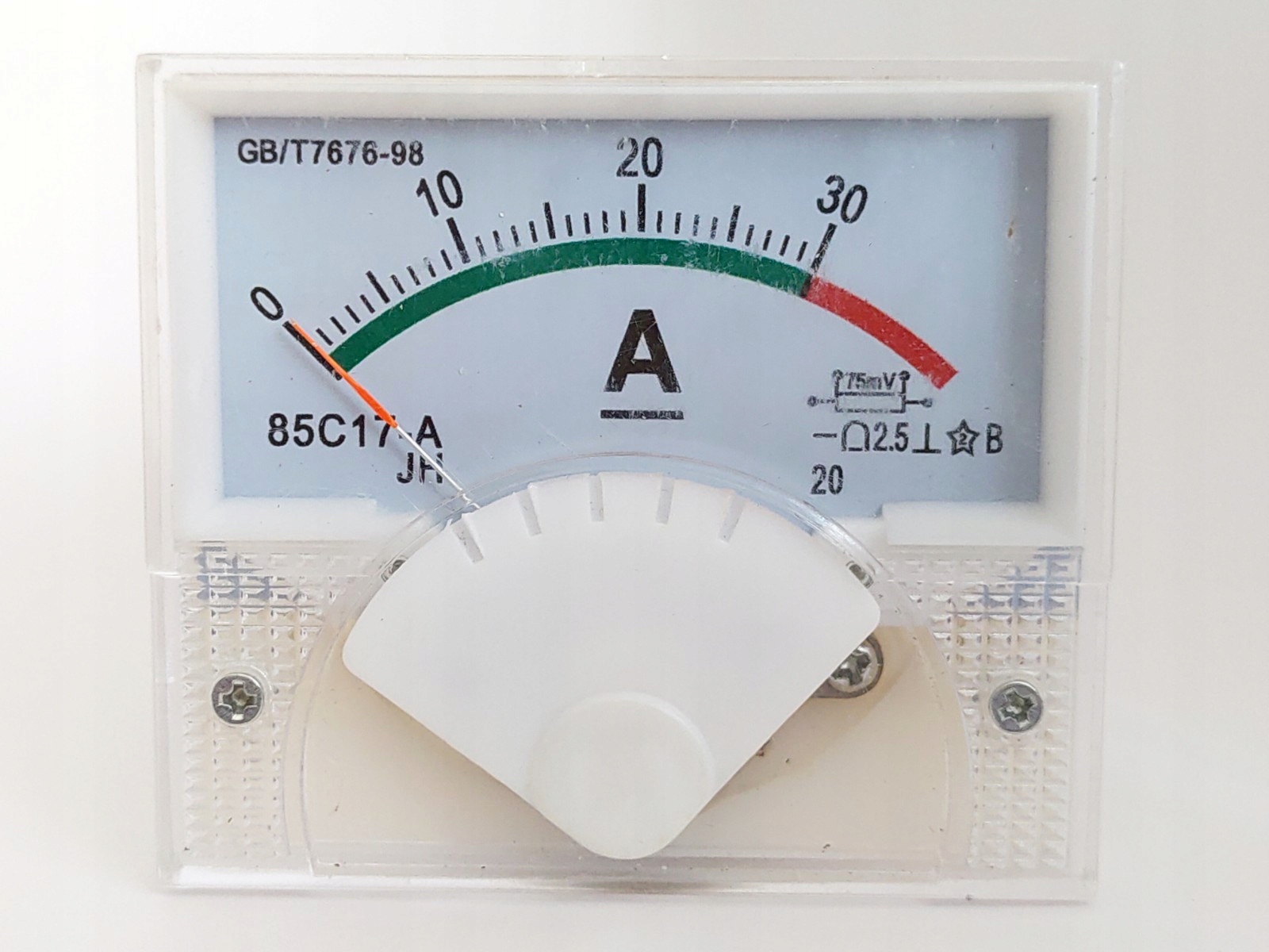 Amperomierz Prostownik Ładowarka 30A Analogowy