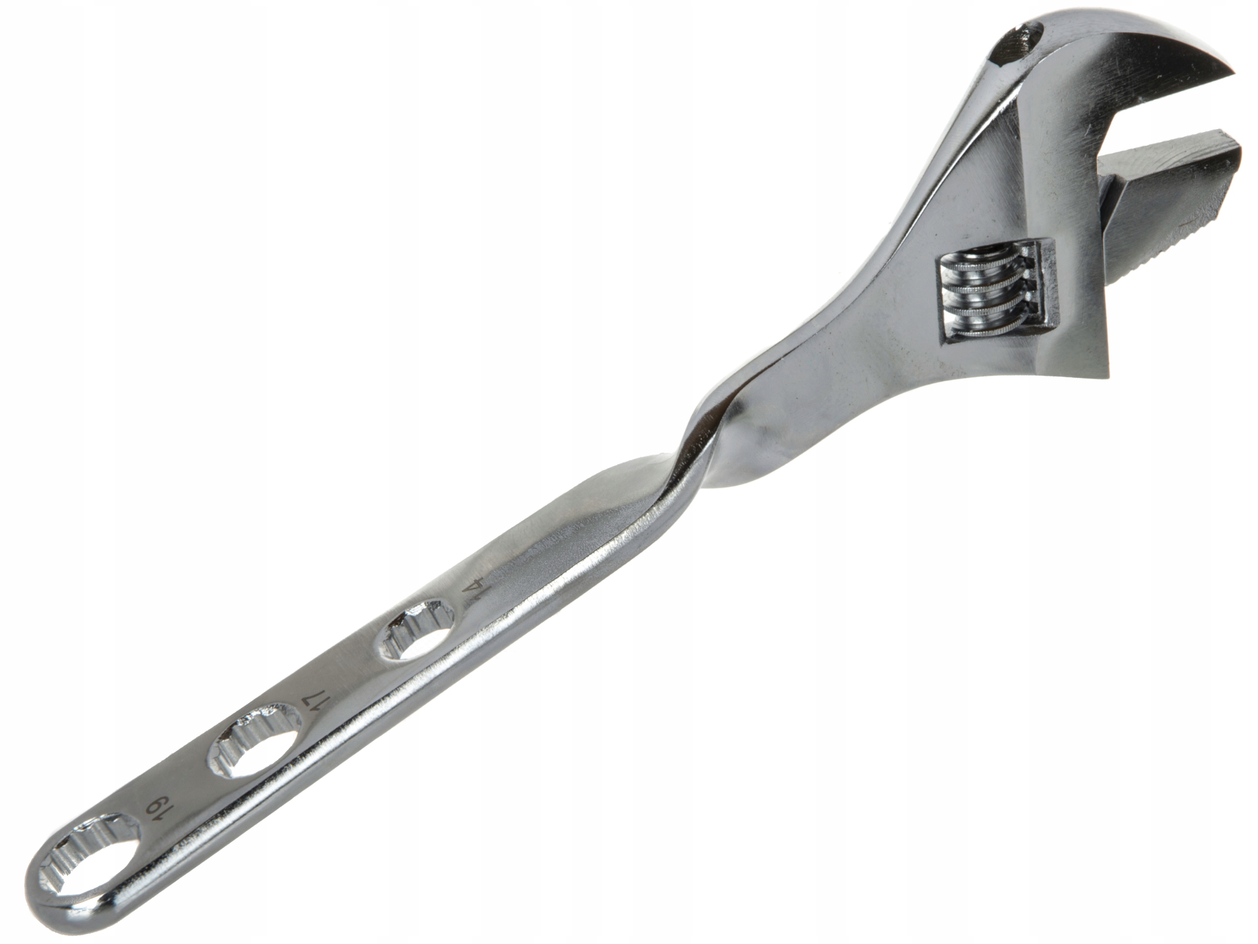 

Klucz nastawny skręcony żabka 300mm zakres 0-32mm