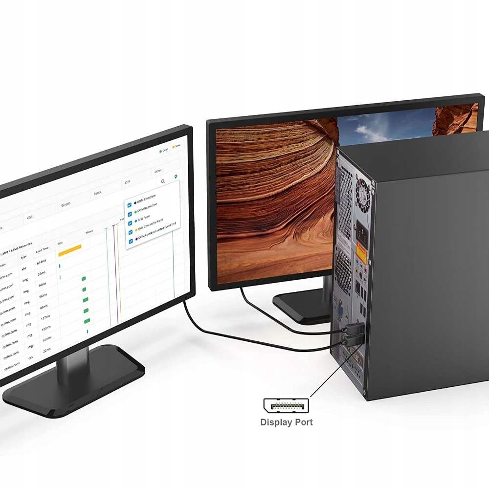 KABEL DISPLAY PORT do DisplayPort DP 4K przewód 2M Model Przewód Display Port