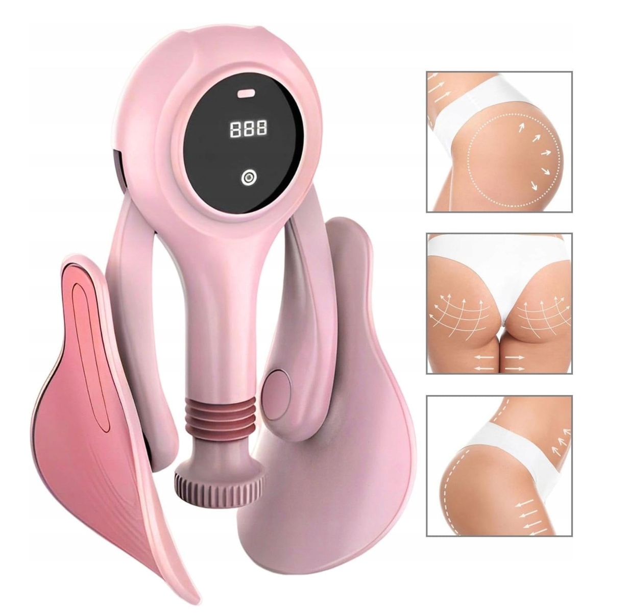 Przyrząd do Ćwiczeń Ud, Brzucha, Rąk z Licznikiem - Motylek , Agrafka Marka bez marki