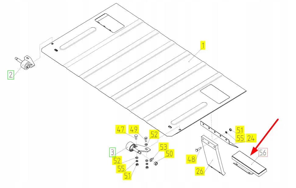 100167885 Czujnik straty ziarna Marka maszyny Inna