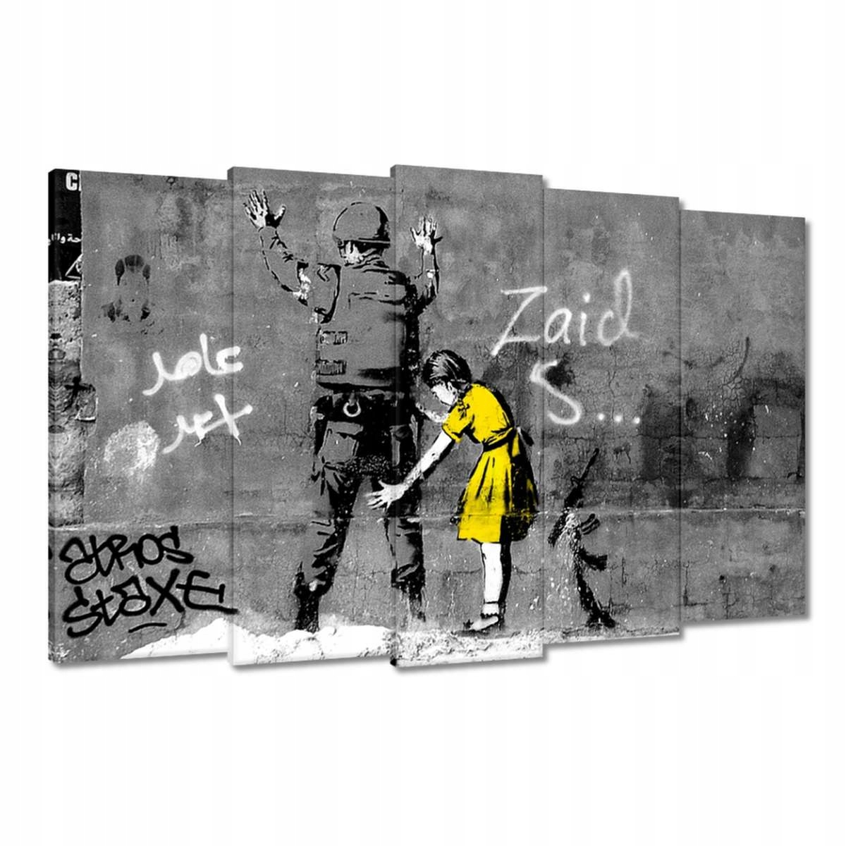 Obrazy 150x95 Banksy – prohlídka policisty