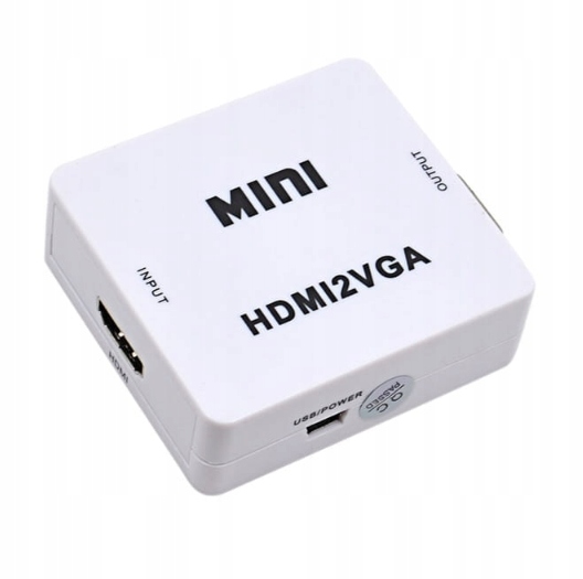 PRZEJŚCIÓWKA KONWERTER ADAPTER HDMI do VGA D-SUB