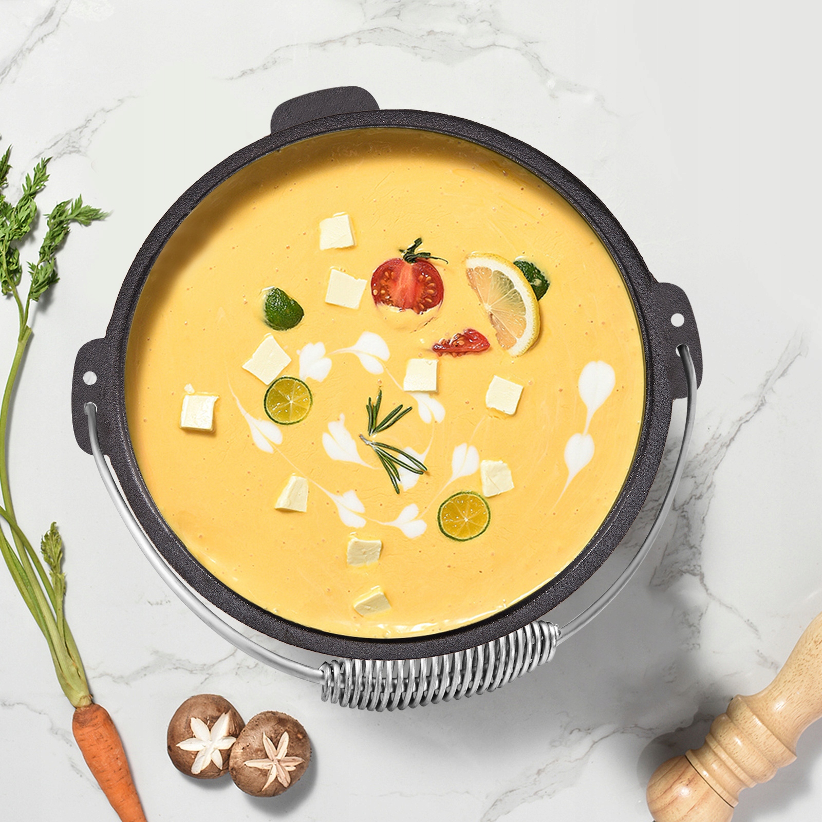 KOCIOŁEK żeliwny garnek MYŚLIWSKI ognisko pieczonk EAN (GTIN) 5907564508827