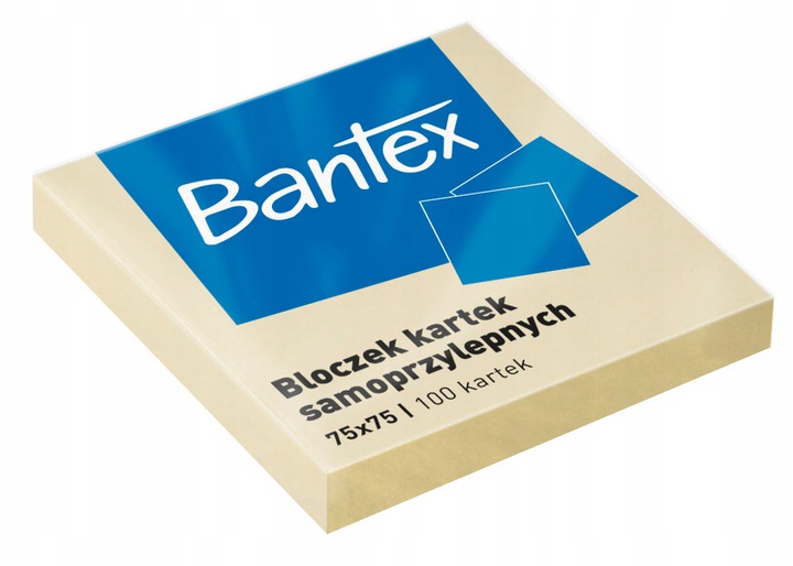 

Bloczek Karteczek Samoprzylepny Notes 75x75 Żółty