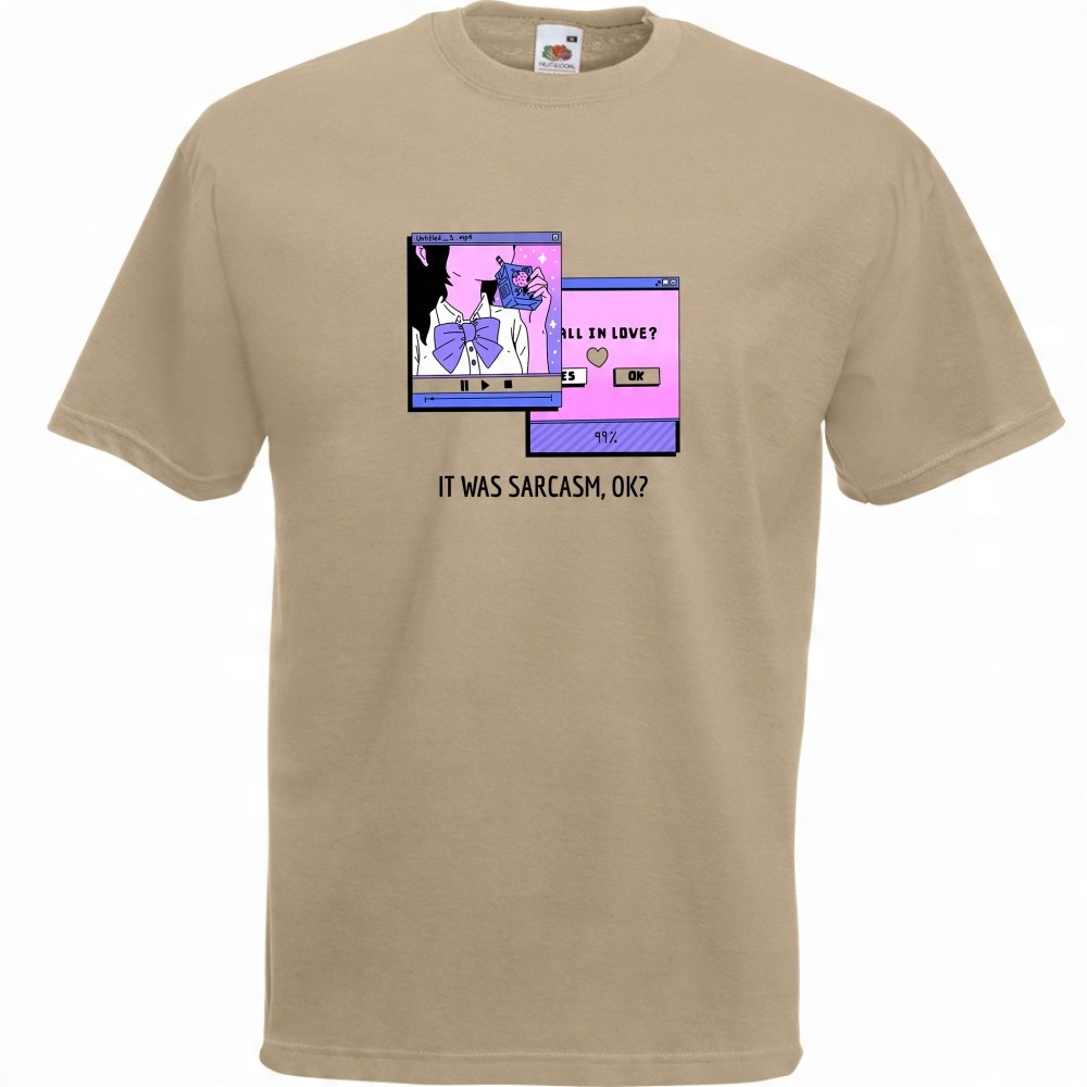 

Koszulka fall in love aesthetic XL khaki