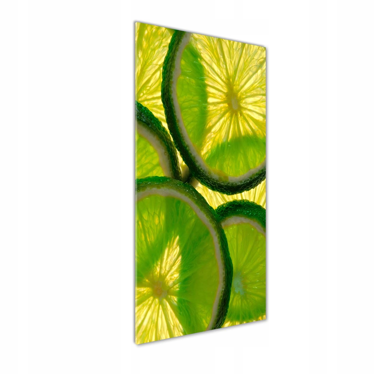 

Foto obraz szkło akrylowe Plastry limonki 50x125cm