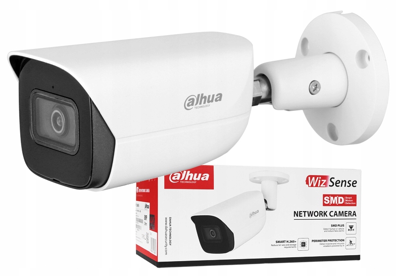 8MP Ip kamera 4K IPC-HFW3842E-AS-0280B Vonkajšia WizSense Dahua