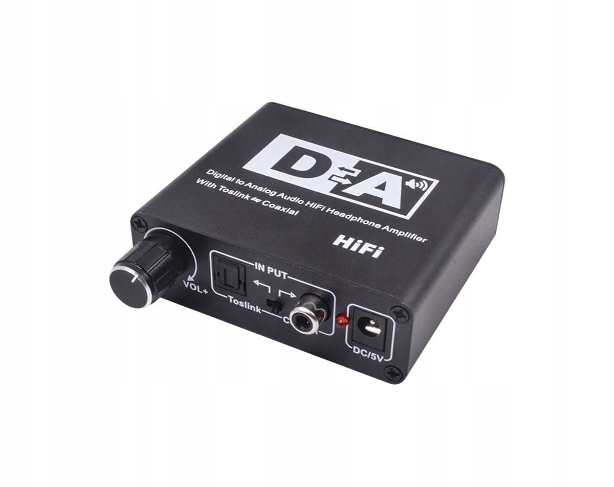 

Konwerter Spdif obustronny Toslink/Coaxial +dac
