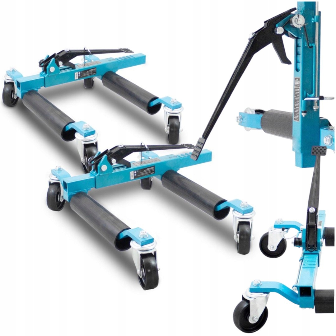 2x Manipulační vozík pod kola s zvedákem 560 kg
