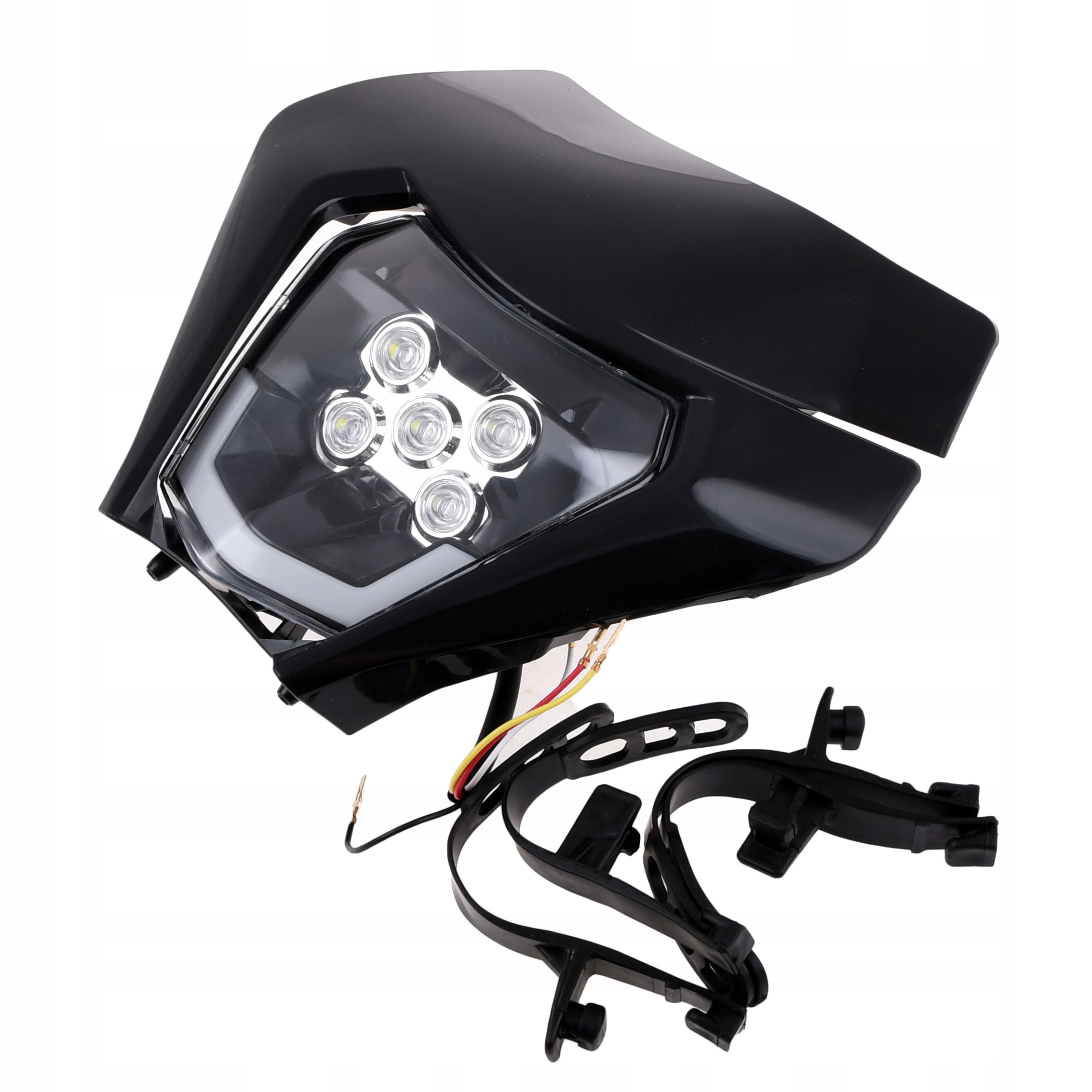 Univerzálna predná krytka s Led lampou Ktm Exc Exc-f XC upevnenie Black