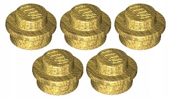 

Lego Płytka 1x1 Złota/Pearl Gold (4073/4523159) x5