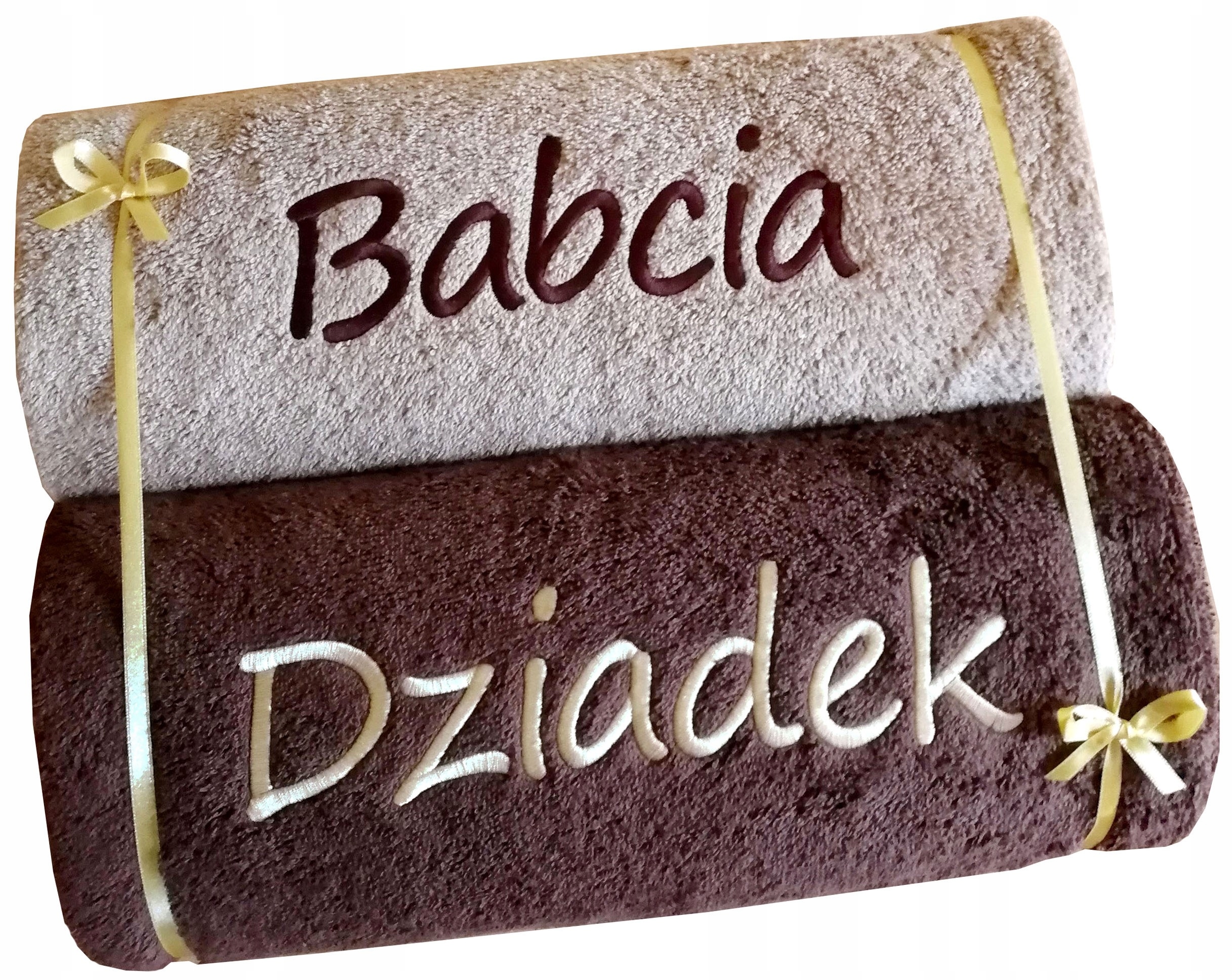 Výjimečný dárek ke Dni Babiček pro Dědečka 2x ručník s Nápisem, výšivka, jméno