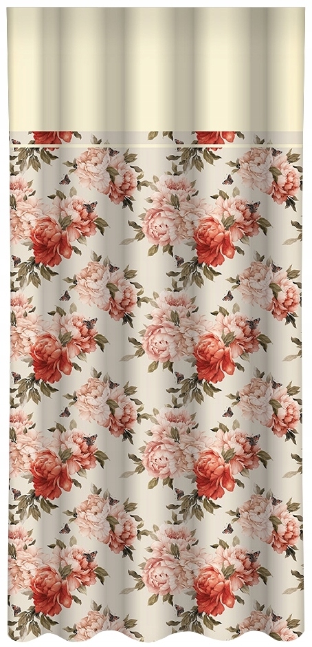 ZASŁONA GOTOWA NA ŻABKI 160x270 NA TAŚMIE STYLOWA