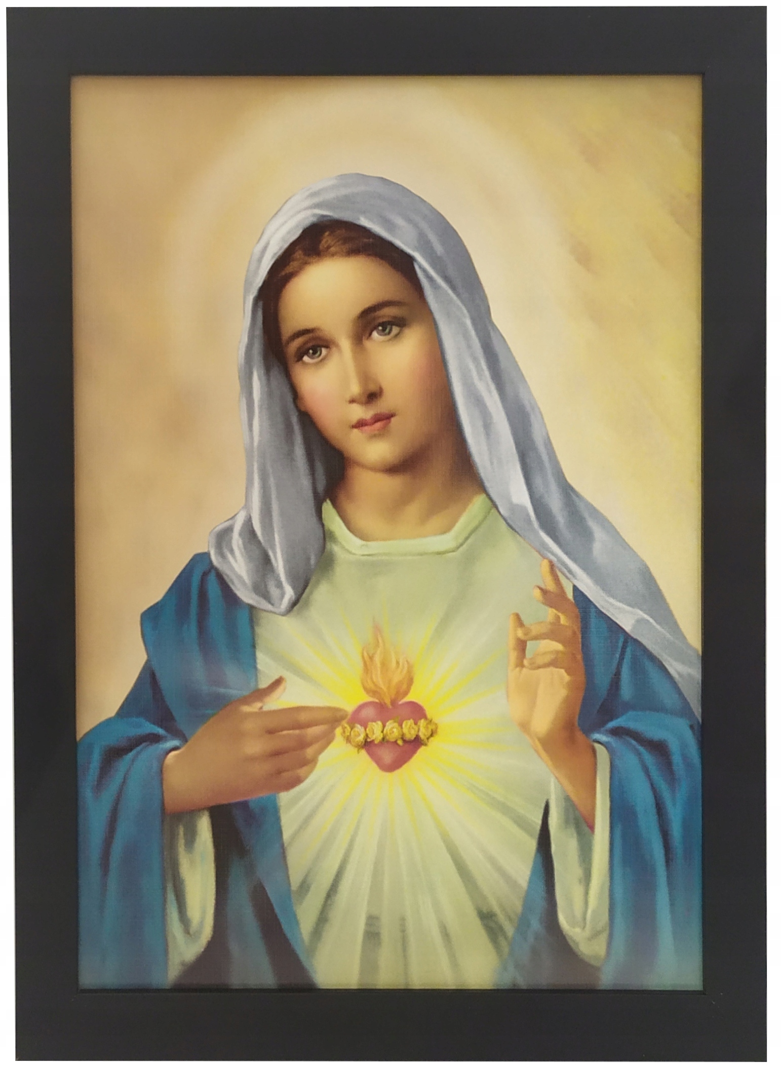 Obraz Serce Maryi Święty Religijny W Ramie 57X77