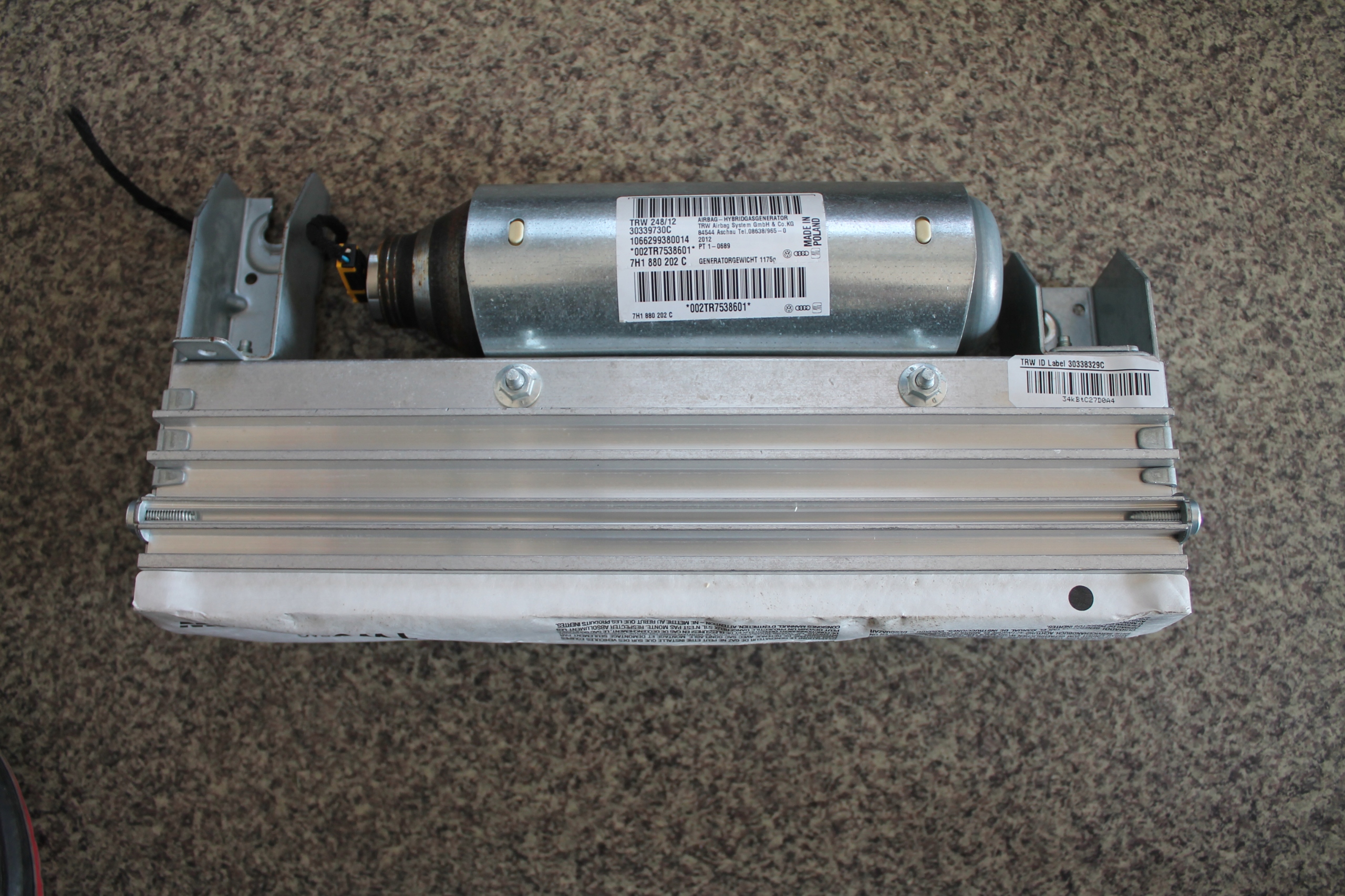 VW TRANSPORTER airbag POWIETRZNE 7H1880202C