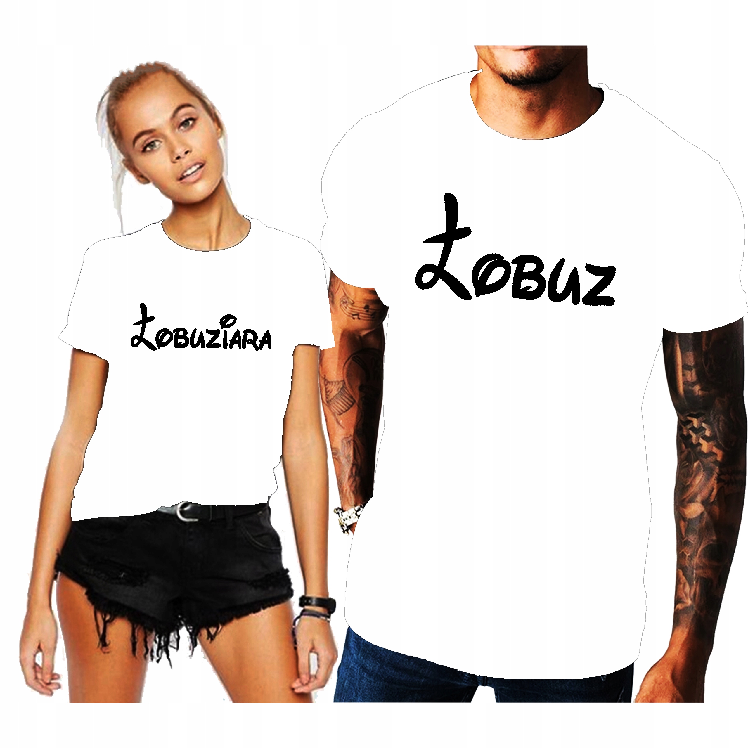 

Koszulki T-shirt dla par damska / męska L