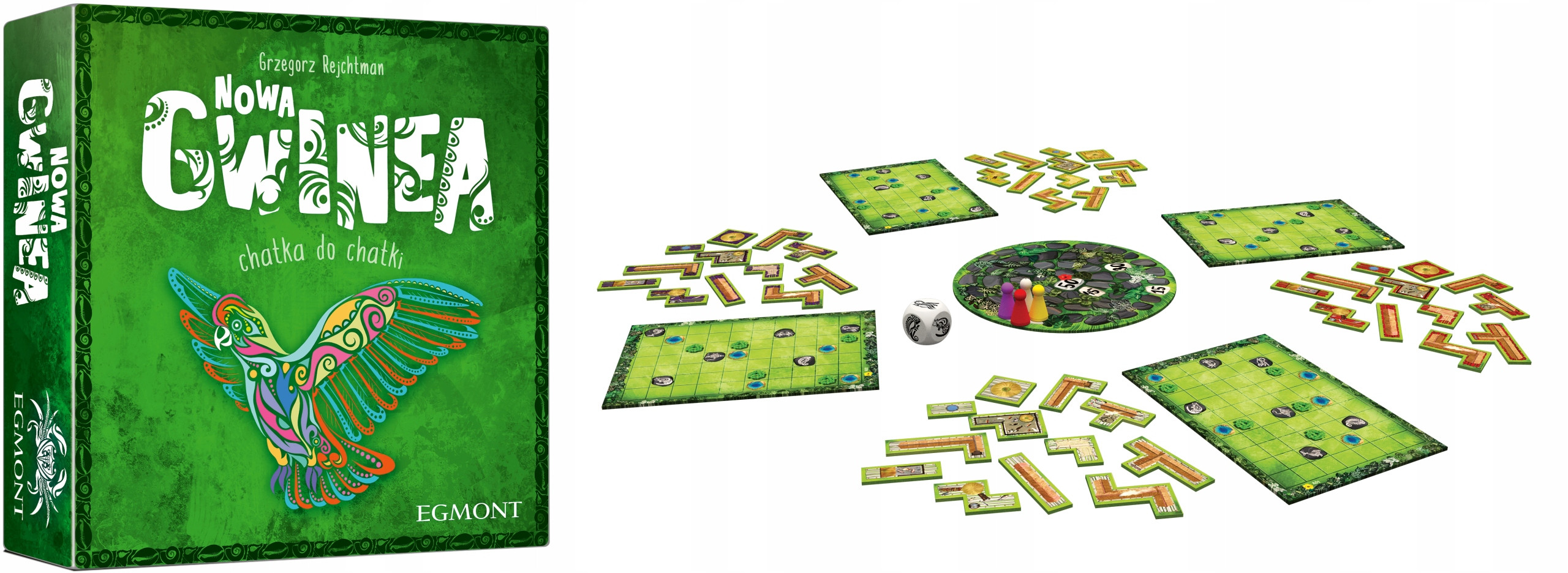 Gry Nowa Gwinea Towarzyska Gra Planszowa Rodzinna Planszówka Egmont Ciekawa