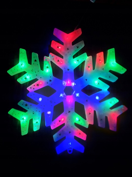 

Lampki Led Płatek Śniegu Śnieżynka 40CM Gwiazda