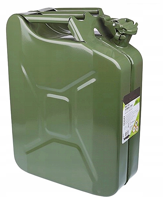 Літровий металевий каністра паливний бак 20л М9