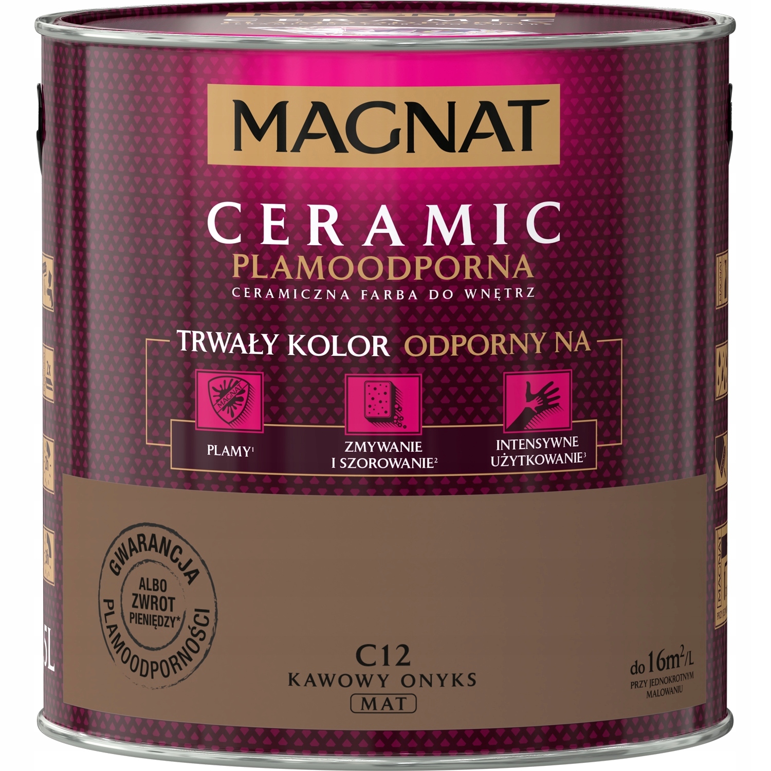 Magnat Ceramic C12 Kawowy Onyks 2,5L
