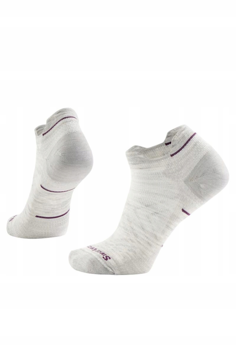 Skarpety biegowe damskie Smartwool Run Zero Cushion Low Ankle Women szare S