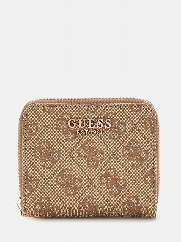 Peněženka Guess Laurel 4G Logo Small hnědá