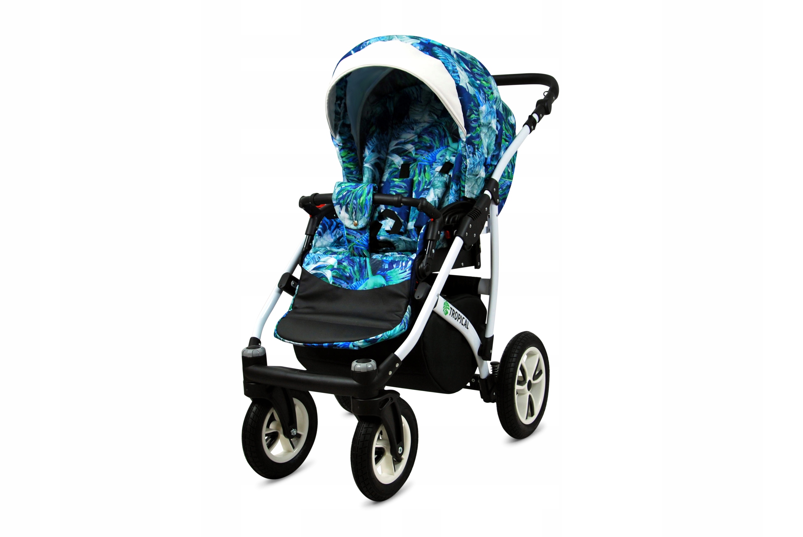 Wózek 4w1 dziecięcy BabyLux Tropical + baza Isofix Marka BabyLux