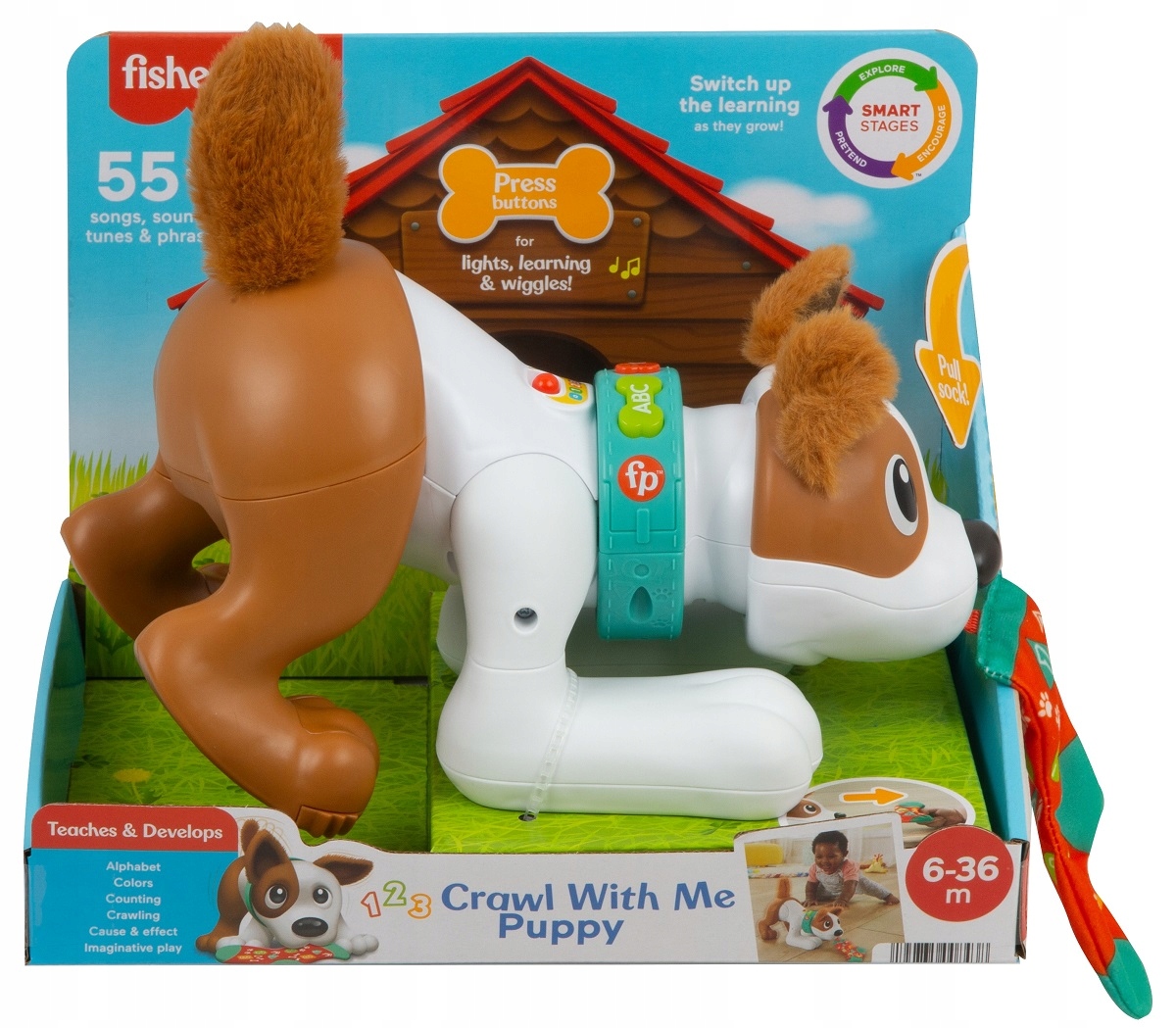 

FisherPrice Piesek edukacyjny Raczkuj ze mną HHH15